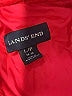 Lands' End 100% Polyester Argyle Red Snow Jacket Size L (petite) - photo 6