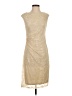 David Meister Metallic Tan Cocktail Dress Size 6 - photo 1