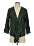 Khush 100% Rayon Green 3/4 Sleeve Blouse Size S - photo 1