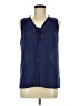 Heartloom 100% Rayon Blue Sleeveless Blouse Size M - photo 1