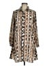 Three Eighty Two Animal Print Tan Kimono Size M - photo 1