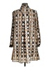 Three Eighty Two Animal Print Tan Kimono Size M - photo 2