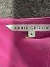Annie Griffin Solid Pink Cocktail Dress Size 4 - photo 7