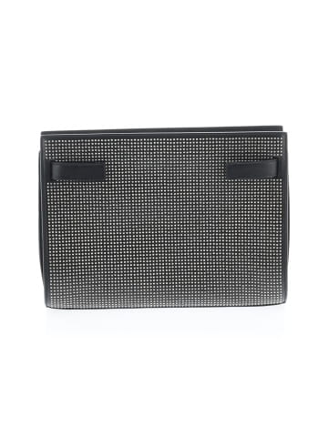 Saint Laurent leather studded clutch (view 1)