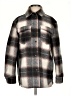 H&M 100% Polyester Plaid Brown Coat Size XS - photo 1