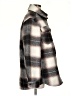H&M 100% Polyester Plaid Brown Coat Size XS - photo 4