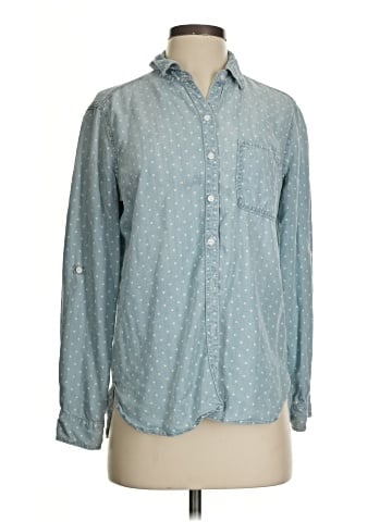 SNEAK PEEK Long Sleeve Button-Down Shirt (view 1)