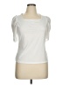 Shein White Sleeveless T-Shirt Size 0X - photo 1