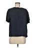 Vince. 100% Triacetate Black Short Sleeve Top Size M - photo 1
