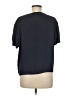 Vince. 100% Triacetate Black Short Sleeve Top Size M - photo 2