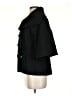 Sophia Eugene 100% Acetate Solid Black Coat Size 4 - photo 5