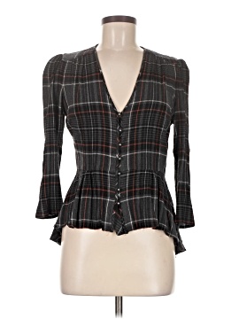 Veronica Beard 3/4 Sleeve Blouse