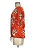 Lavish Orange Short Sleeve Blouse Size M - photo 5