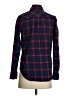 J.Crew 100% Cotton Plaid Red Blue Long Sleeve Button-Down Shirt Size 0 - photo 2