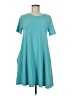Shiela Rose Solid Teal Casual Dress Size M - photo 1