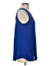 Merona 100% Rayon Blue Sleeveless Blouse Size L - photo 4