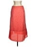 Privacy Please Polka Dots Orange Casual Skirt Size M - photo 2