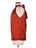 Ramy Brook Red Burgundy Sleeveless Silk Top Size M - photo 5