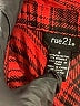 rue21 Plaid Red Long Sleeve Blouse Size S - photo 7