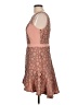 Sugar Lips Pink Brown Cocktail Dress Size L (estimated) - photo 5