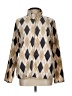 Basic Editions 100% Polyester Argyle Gold Windbreaker Size L - photo 1