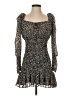 ACOA collection 100% Polyester Animal Print Black Cocktail Dress Size S - photo 1