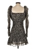 ACOA collection 100% Polyester Animal Print Black Cocktail Dress Size S - photo 2