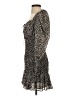ACOA collection 100% Polyester Animal Print Black Cocktail Dress Size S - photo 5
