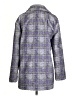 Hutch 100% Polyester Tweed Purple Coat Size XS - photo 2