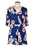 Unbranded Floral Blue Romper Size L - photo 1