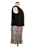 Calvin Klein 100% Polyester Black Cocktail Dress Size 14 - photo 4
