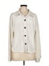 Fred David Ivory Long Sleeve Blouse Size L - photo 1