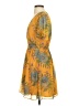 Madewell 100% Polyester Tropical Yellow Casual Dress Size 2 - photo 5