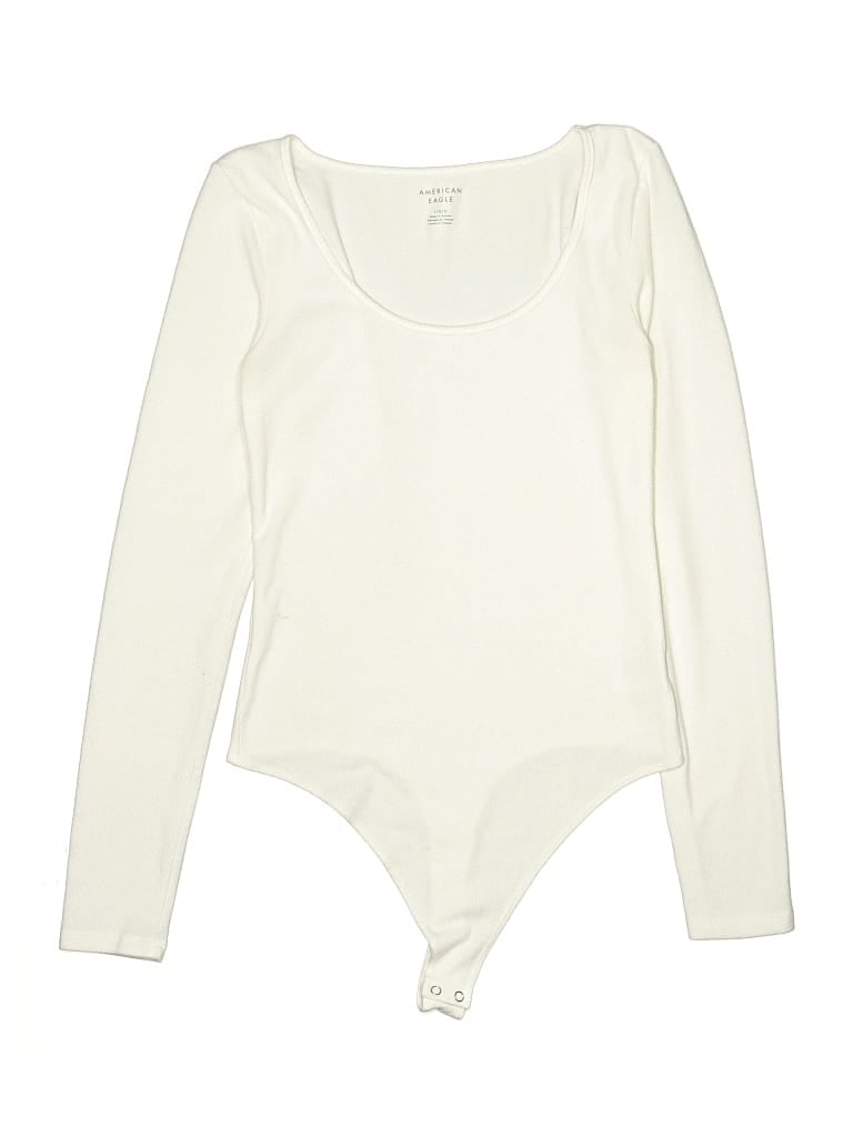 American Eagle Outfitters Romper: White Rompers - Size Large
