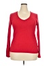 Nic + Zoe Red Pullover Sweater Size XXL - photo 1