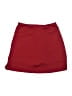 Ekouaer Solid Red Casual Skirt Size S - photo 2