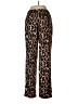 Natori Animal Print Brown Casual Pants Size M - photo 2