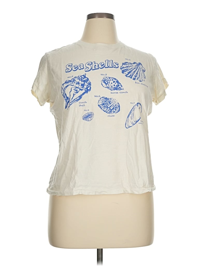 Pre-owned Universal Thread Short Sleeve T-shirt In White