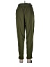 Grace Karin Solid Green Casual Pants Size L - photo 2