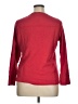 North Crest Red Long Sleeve Henley Size 1X - photo 2