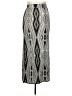 rue21 Argyle Silver Casual Skirt Size XL - photo 1