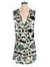 Veronica M. Tie-dye Teal Gray Romper Size S - photo 1