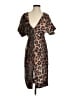 Assorted Brands Animal Print Brown Cocktail Dress Size EU (IT) 40 / US 4 - photo 1