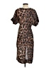 Assorted Brands Animal Print Brown Cocktail Dress Size EU (IT) 40 / US 4 - photo 2