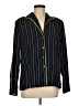 Susan Graver 100% Polyester Stripes Black Blazer Size M - photo 1