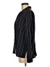 Susan Graver 100% Polyester Stripes Black Blazer Size M - photo 5