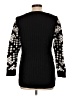 R + J Houndstooth Black Pullover Sweater Size L - photo 2