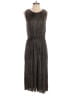 BCBGeneration 100% Polyester Metallic Black Gold Jumpsuit Size S - photo 1