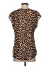 Heart Soul Brown Short Sleeve Blouse Size S - photo 2