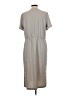 Chico's 100% Polyester Solid Gray Casual Dress Size L - photo 2